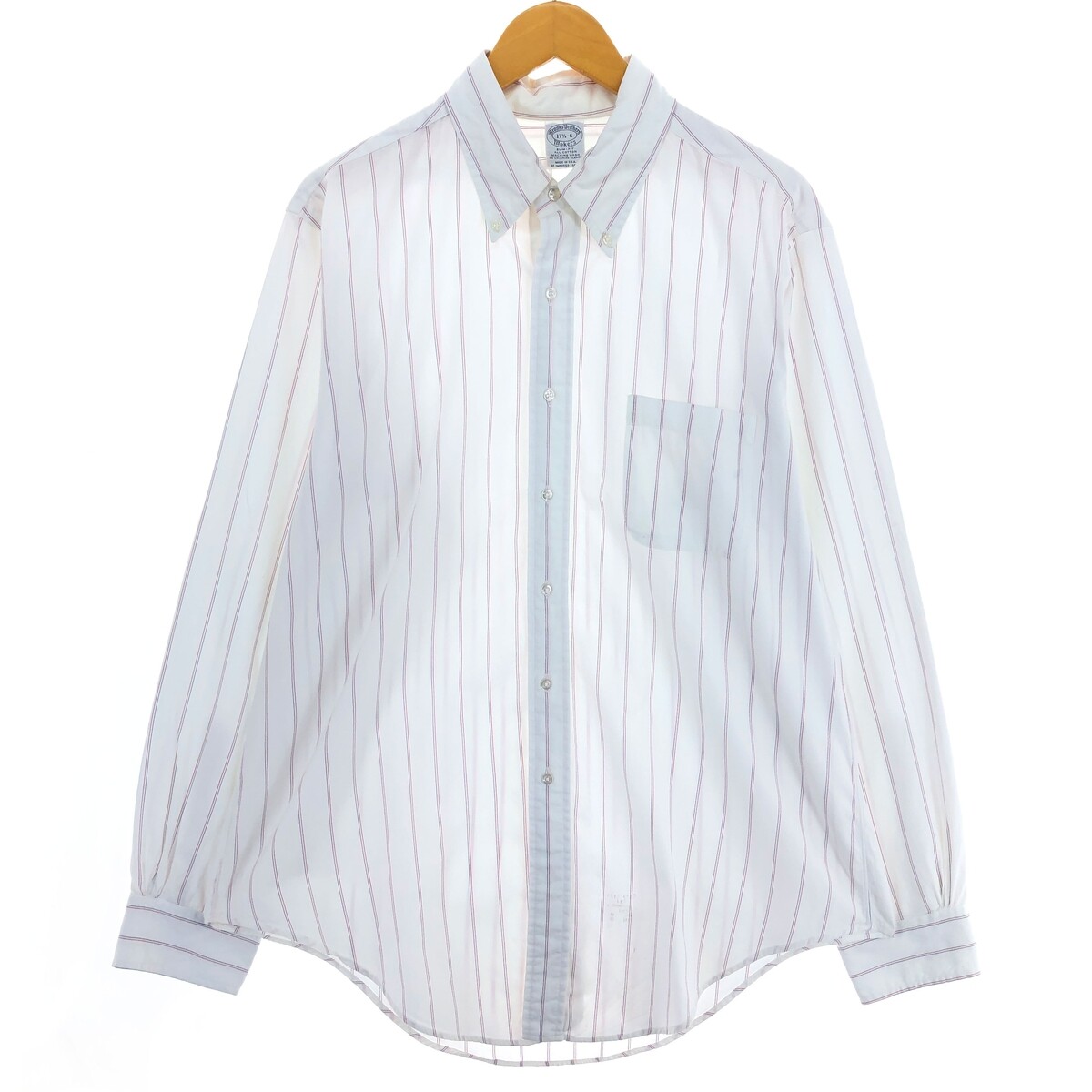 Brooks Brothers MAKERS Long Sleeve Button-Down Striped Shirt