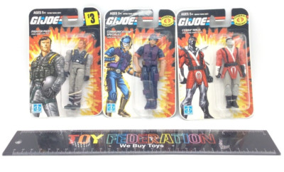 Lot of 3 Hasbro Dollar General G.I. JOE CAPT. ACE, COBRA SLASH & TELE-VIPER 2008