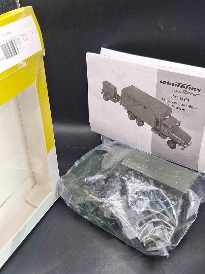 ROCO 5041 493 Minitanks H0 1:87 Militaria M 934 VAN + M 200 A1 RARITÀ - Immagine 2 di 2