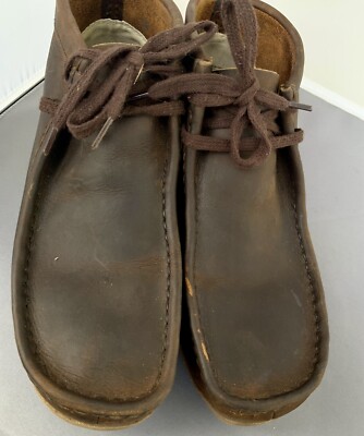 Men's 7.5M Clarks Originals WALLABEE crepe soles Leather
