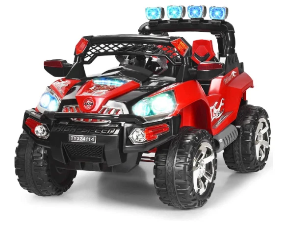 Carro Electrico Para Niños De 3 A 8 Años Manejar Y Jugar Con Luces Y  Entrada MP3