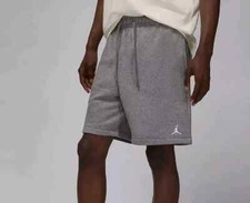 NWT 50 Jordan Nike Men  s Active Fleece Shorts FV7285 091 Gray Size S