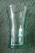 Coca-Cola Green Drinking Glass