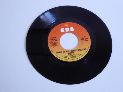 JOHNNY MATHIS DENIECE WILLIAMS TOO MUCH TOO LITTLE (ITALY) 7" SINGLE REC 1978 - Picture 4 of 4