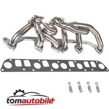Stainless Steel Exhaust Header For 2000-2006 Jeep Wrangler Tj 4.0l L6 Stainless Steel Exhaust Header For 2000-2006 Jeep Wrangler Tj 4.0l L6