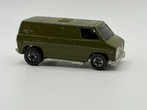 Hot Wheels Diecast Van Green 1974 Mattel Vintage Collectible