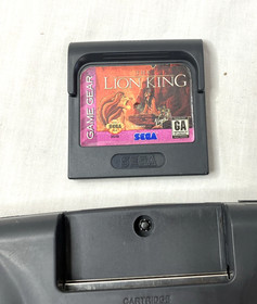 Sega Game Gear Handheld Console w/ AC Adapter & Lion King Game - Please Read