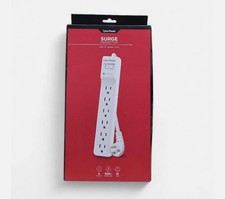 CyberPower B615 Surge Protector, 1500J/125V, 6 Outlets, 15 ft Power Cord, White