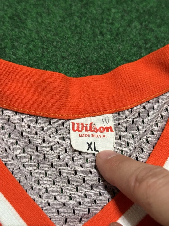 Camiseta holgada de fútbol americano Wilson XL rara vintage años 80 90 Cleveland Browns Foto 3 de 4