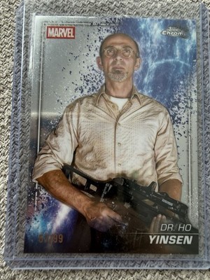 2025 Topps Marvel Studios Snap Variation Dr. Ho Yinsen 67/99