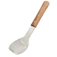 Stainless Steel Ice Cream Scoop Spade Spoon with Wood Handle