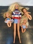 Vintage Babie & Kelly Baby Sister Dolls Lot Of 4 Dolls Mattel Doll Toys