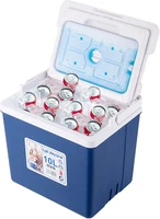11Qt 19Qt Insulated Portable Cooler Leak-Proof Ice Chest Lunch Box Hard Coolers
