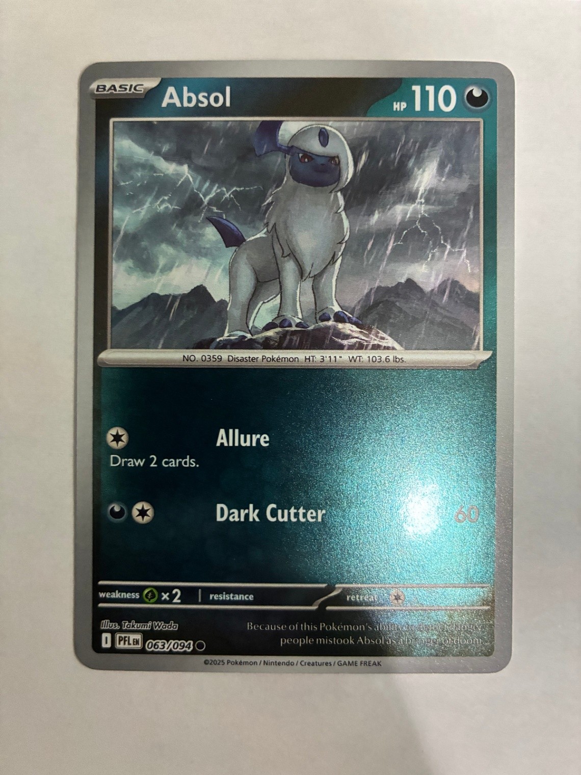 Absol Common ME02: Phantasmal Flames 063/094 NM