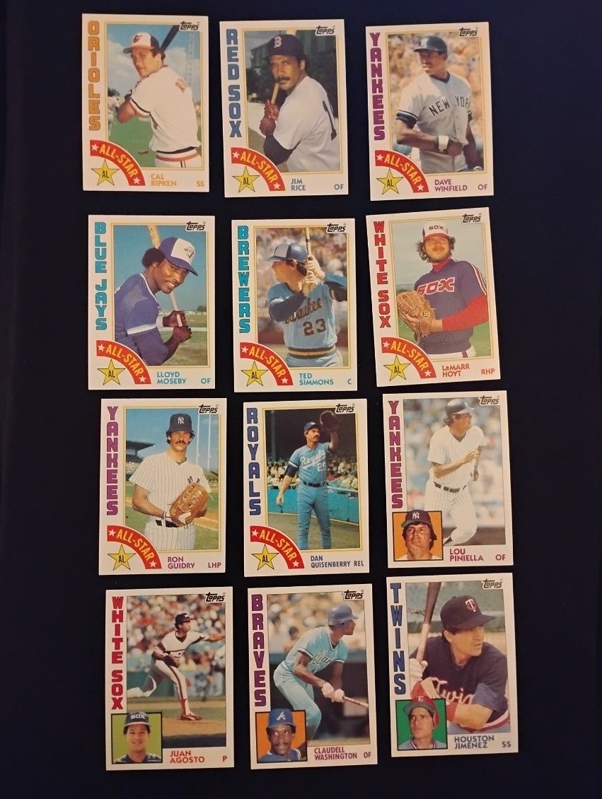 🔥⚾ 1984 TOPPS BASEBALL  (COMPLETE YOUR SET) 400-599