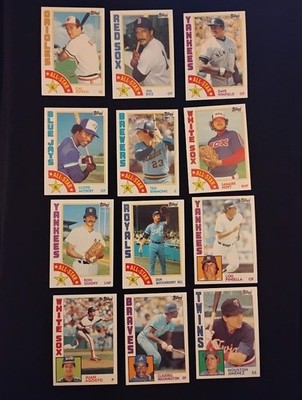    1984 TOPPS BASEBALL  (COMPLETE YOUR SET) 400-599