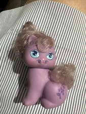1989 Mattel Little Pretty Pets Lila Kitty Cat Perfume Kitties Purple