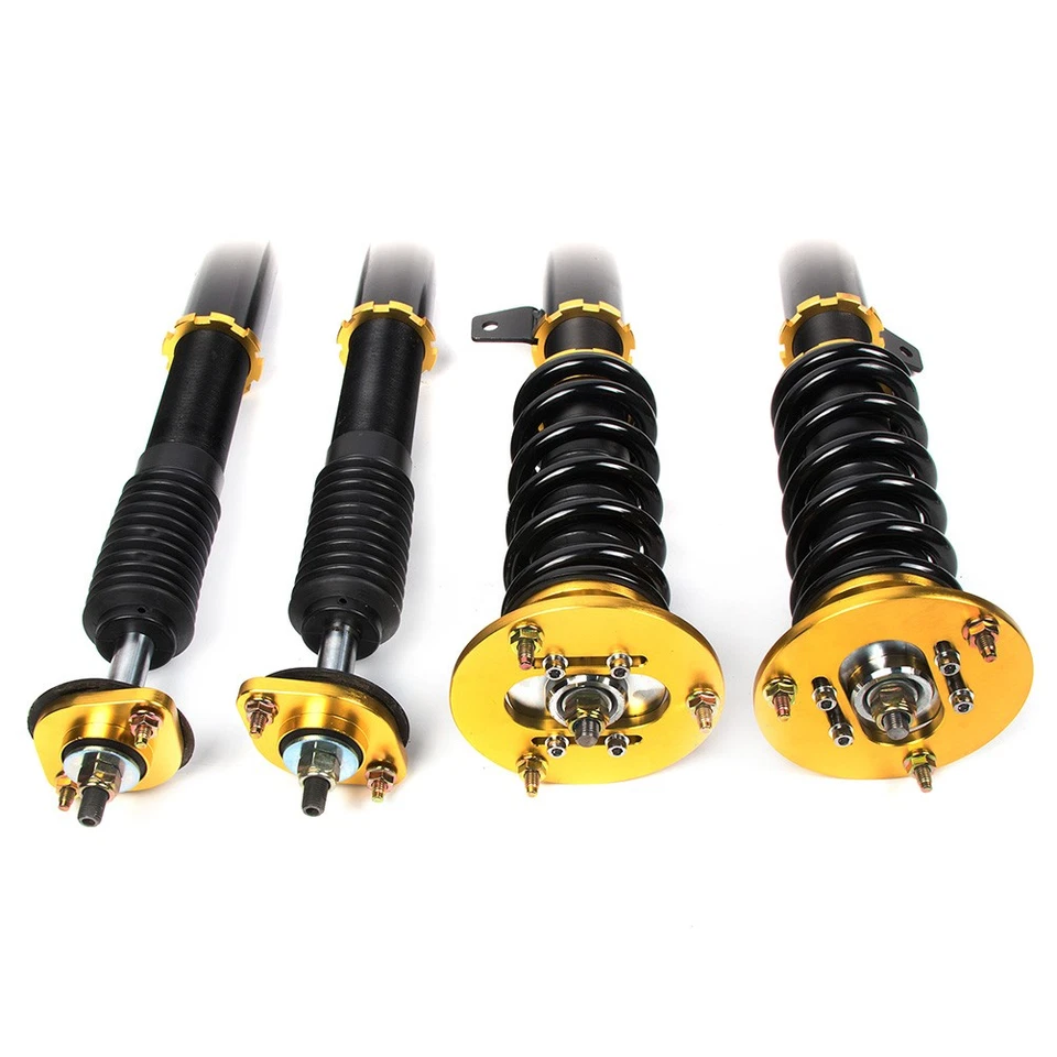 For 01-05 BMW E46 325i Adjustable Height Coilover Shocks Struts Absorbers Kit Foto 3 de 4