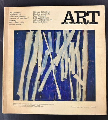 #ad #ad Art amp; Australia 1974 Spring Vol 12 No 2 Tuckson Vatican Religious Flinders Uni AU $18.00