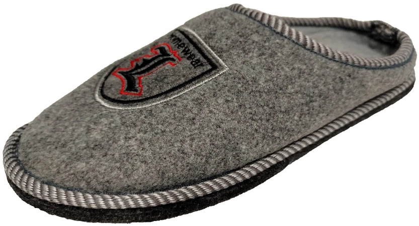 Herren Pantoffeln Hausschuhe Schlappen Filzpantoffeln Filzsohle mit Noppen Neu - Bild 4 von 4