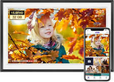 Digital Picture Frame, 15.6 Inch Large Digita Photo Frame Wifi, 1920  1080 FHD