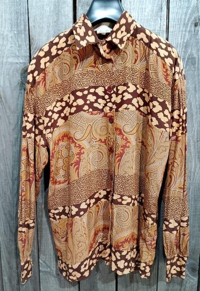 Women Escada by Margaretha Ley Shirt Orange Silk
