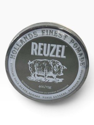 Reuzel Gray Extreme Hold Matte Pomade 4.0 oz Strong Hold Water Based NEW
