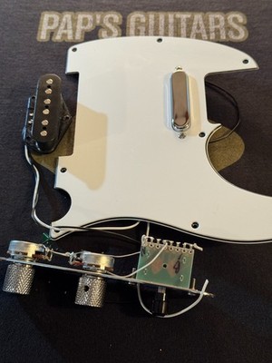NEW Fender Squier Affinity White 8-Hole 3-Ply Loaded Pickguard