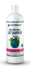 EarthBath Cat Shampoo 16Oz. Hypo-Allegenic, Fragrance Free. New