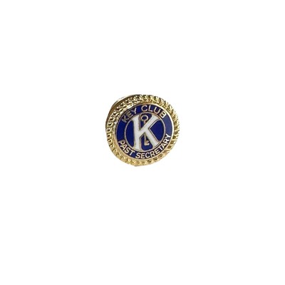 VINTAGE Key Club past Secretary Button Lapel Pin