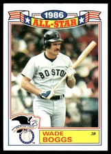 Wade Boggs 1987 Topps #15 Boston Red Sox MLB READ FREE SHIPPING AutographDen