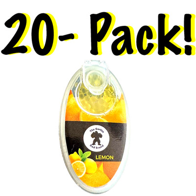   2000 Count Lemon Burst Beads - Bulk Value Pack DIY Menthol Filter Capsules