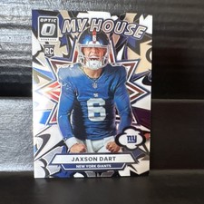 2025 Panini Donruss Optic Rookie My House  Jaxson Dart Giants #2 Football