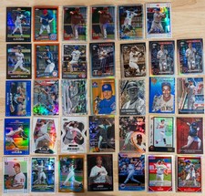 Refractor Lot - Topps Chrome Blue, Finest - Randy Johnson, Belle, Clemens, A-Rod