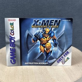 Nintendo Game Boy Color - X-Men: Wolverine's Rage - Game & Manual - Refurbished