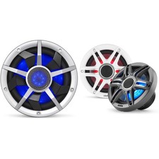 Clarion CMSP-651RGB-SWG Premium LED 6.5-inch Coaxial Marine Speaker  CM2513W...