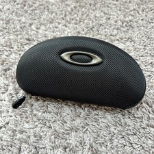 Oakley Soft Vault Sunglass Case Black Ballistic Nylon Zippered Hard Shell Case