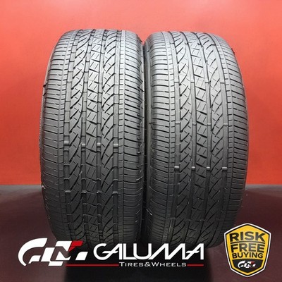 2X Tires Bridgestone Dueler H/P Sport AS Run Flat XL 245/50R19 No Patch #92294