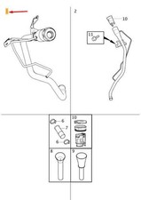 VOLVO XC60 MK2 Fuel System Filler Pipe 32142550 NEW