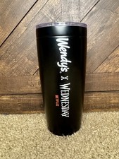 Wendy’s x Netflix Wednesday Limited Edition Black Tumbler NEW NWT Rare Promo