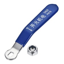 Lever Handle Iron Chrome Plated Replacement Blue for DN20 Ball Valve Blue