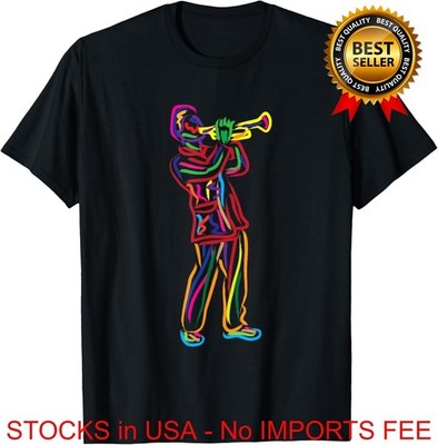 Trumpeter Gift Shirt Jazz Musician Trumpet Tee Hot Deal T-Shirt S-4XL