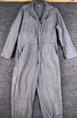 Vintage  Big Ben Wrangler Stripped Overalls Boiler Suit Americana Antique Trades