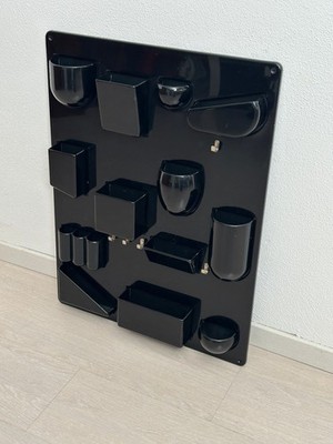 Uten.Silo II Design Ingo Maurer von 1970 schwarz Utensilo