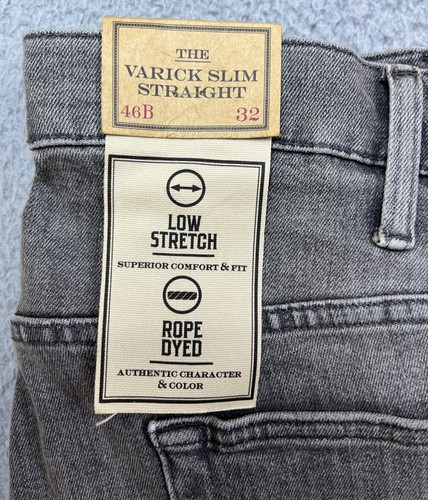 Polo Ralph Lauren Jeans Mens 46Bx32 Gray Varick Slim Straight Stretch Pants - Picture 8 of 18