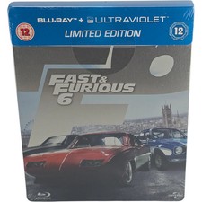 Fast & Furious 6 Blu-ray SteelBook Limited Edition Zavvi 2013 Region Free