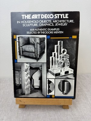 The Art Deco Style Menten 1972 Dover Book Architecture Jewelry Household Objects