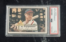 1952 Topps #91 Al Red Schoendienst (HOF) St Louis Cardinals  PSA 3 VG