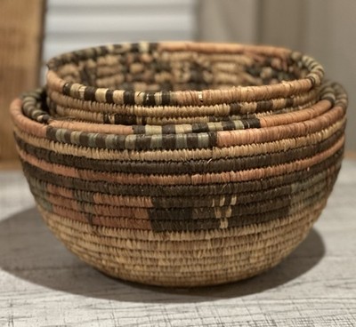 Hand Woven Baskets - Set of 3 - Nesting Baskets - Beautiful and Durable