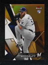 2018 Topps Finest Gold Refractor 4/50 Brandon Woodruff #3 8k3